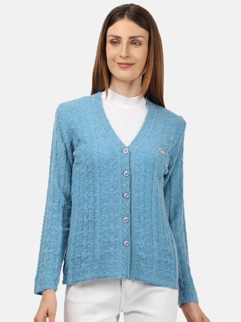 

Monte Carlo Women Blue Cardigan