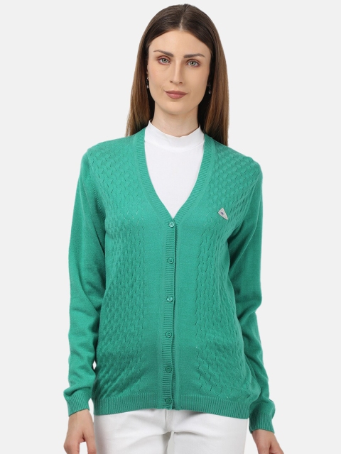 

Monte Carlo Women Green Cardigan