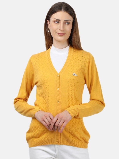 

Monte Carlo Women Yellow Cardigan