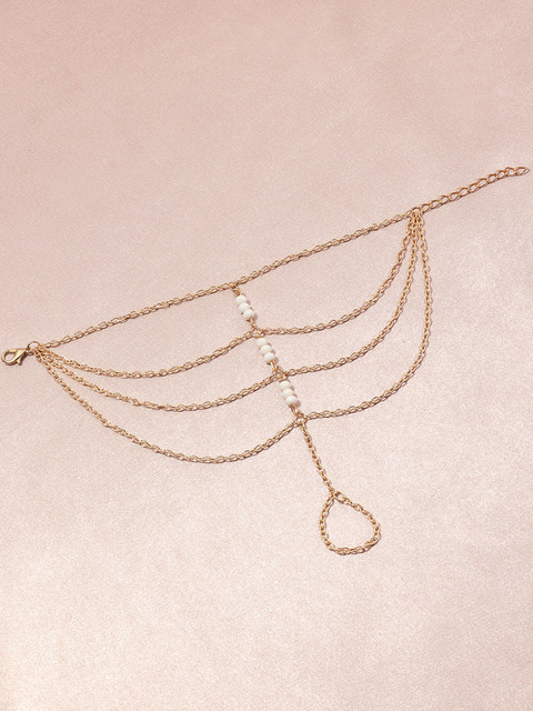 

URBANIC Women Gold-Toned Multistrand Bracelet