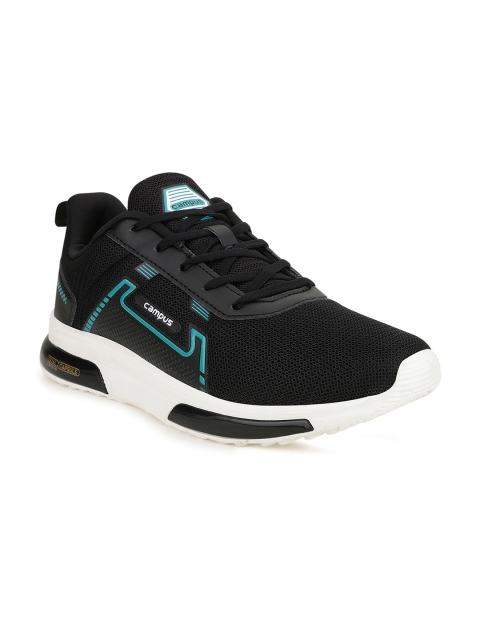 

Campus Men Black & White Mesh Non-Marking Running Shoes