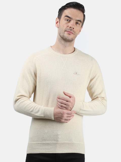 

Monte Carlo Men Cream-Coloured Pullover