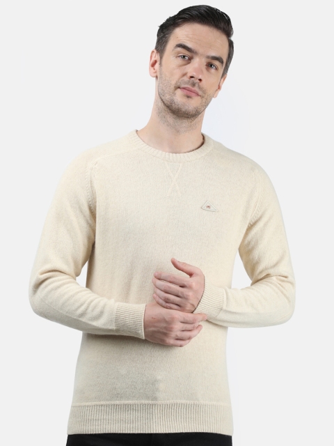 

Monte Carlo Men Off White Solid Pullover