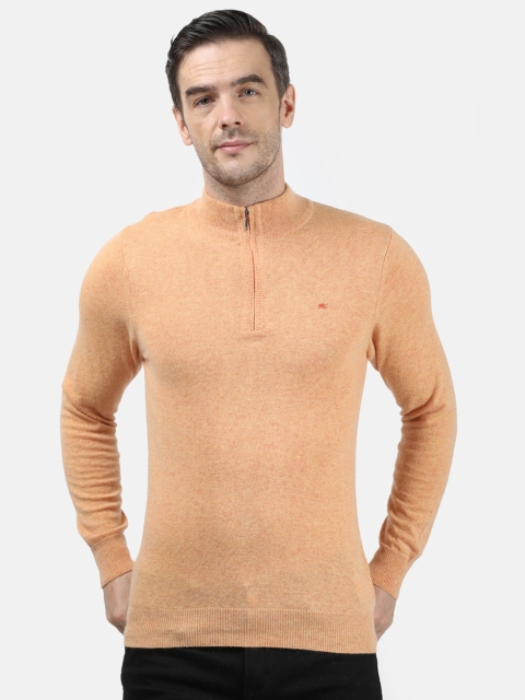 

Monte Carlo Men Orange Solid Pullover