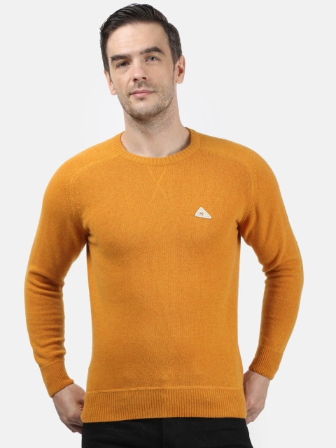 

Monte Carlo Men Mustard Solid Pullover