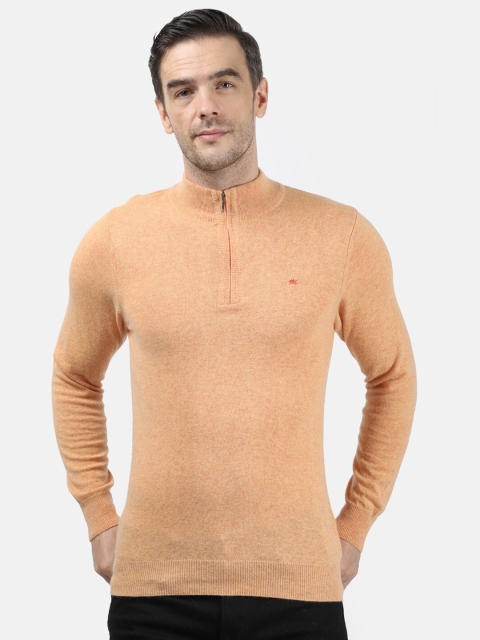

Monte Carlo Men Orange Solid Pullover