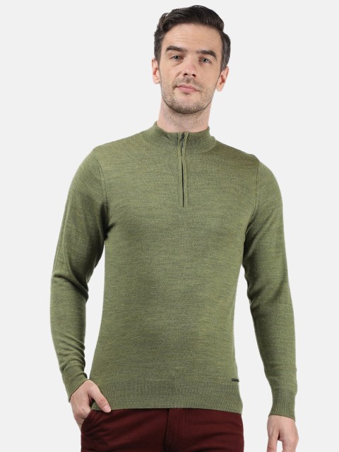 

Monte Carlo Men Olive Green Woollen Pullover