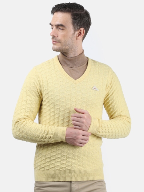 

Monte Carlo Men Yellow Woollen Pullover