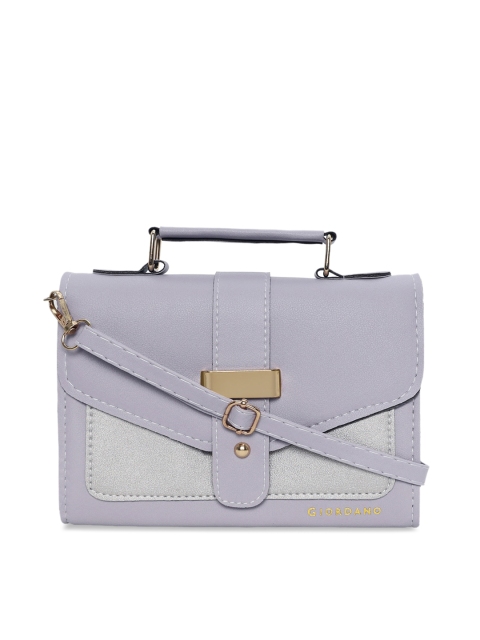 

GIORDANO Grey PU Structured Satchel