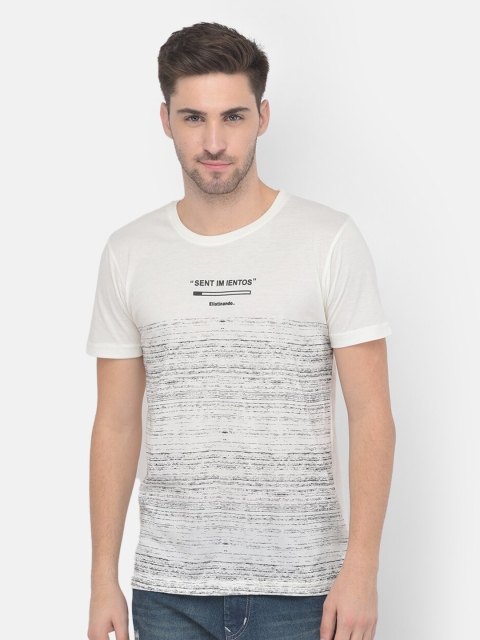 

COBB Men Grey Printed T-shirt