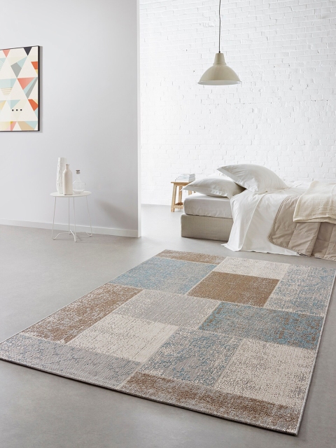 

OBSESSIONS Multicoloured Geometric Polypropylene Carpet, Multi