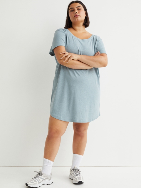 

H&M Turquoise Blue T-shirt Dress (Plus Size)