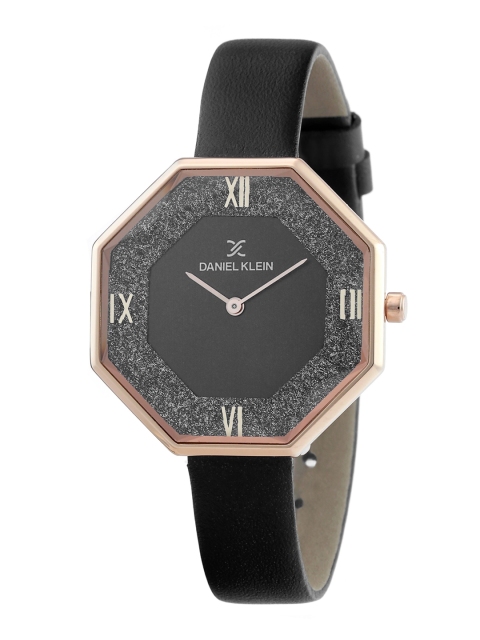 

Daniel Klein Women Black Leather Wrap Around Straps Analogue Watch DK 1 12376-5
