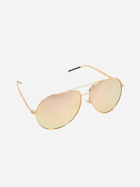 

MARC LOUIS Unisex Gold Aviator Sunglasses COOJ C02