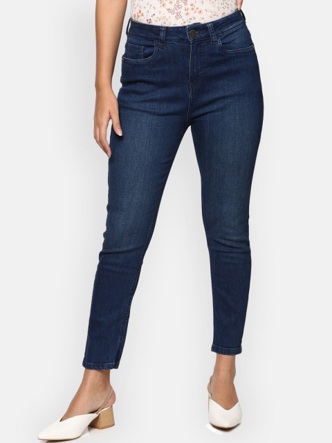 

Van Heusen Woman Women Navy Blue Slim Fit Light Fade Jeans