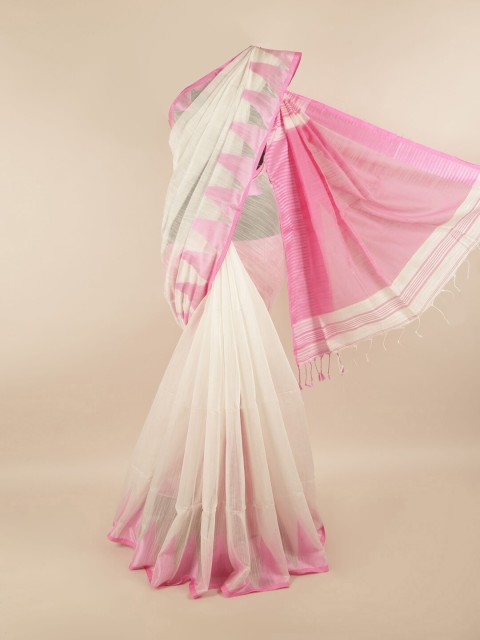 

Pothys White & Pink Saree