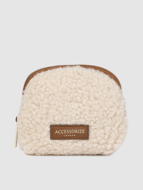 

Accessorize Cream-Coloured Shearling Fuzzy Coin Purse