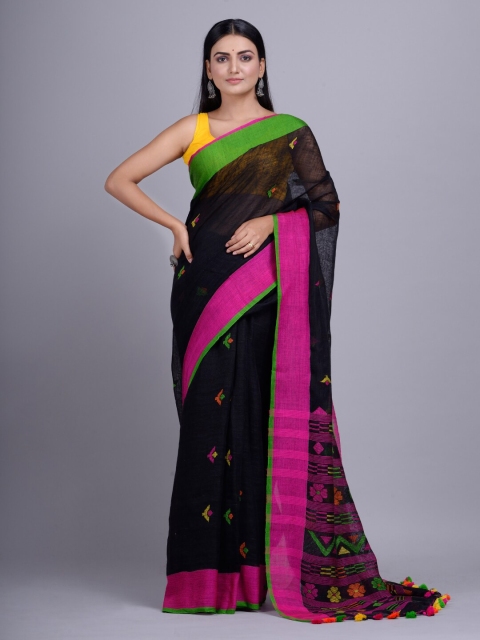 

Mitera Women Black Woven Design