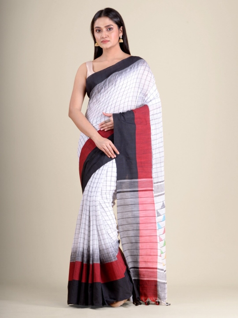 

Mitera Women White Woven Design