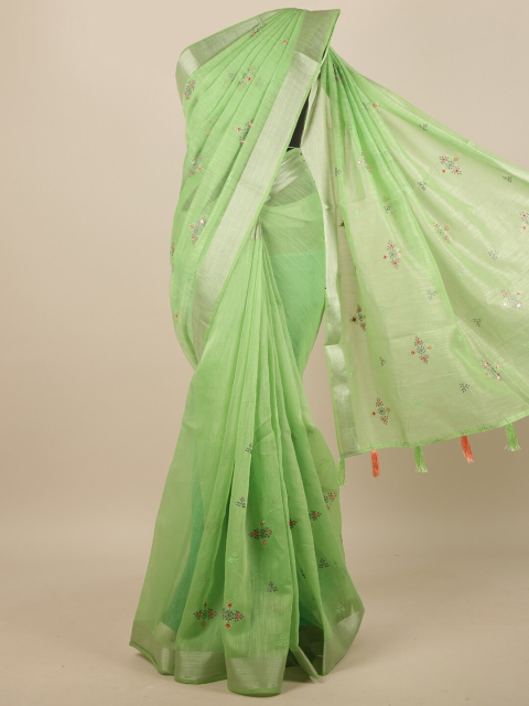 

Pothys Green Ethnic Motifs Saree
