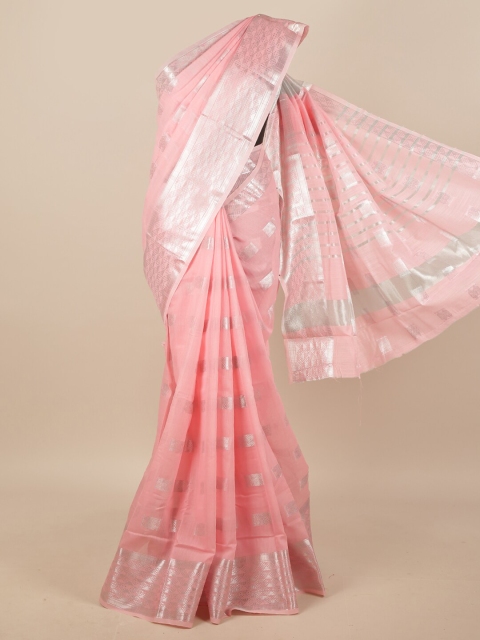 

Pothys Pink Woven Design Saree