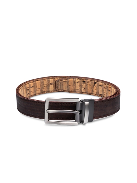 

Beej Men Brown & Beige Cork Reversible Belt