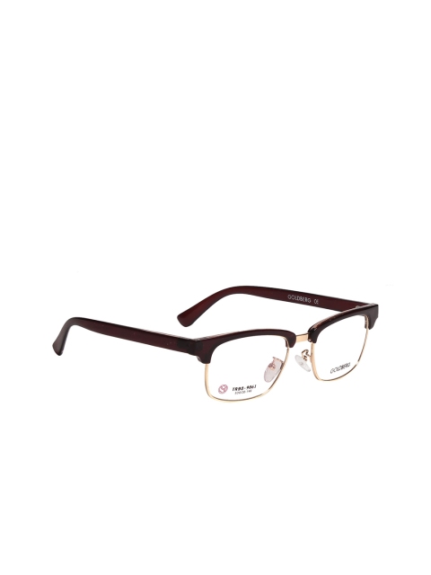 

Gold Berg Women Brown Half Rim Browline Frames GBR9061_C38