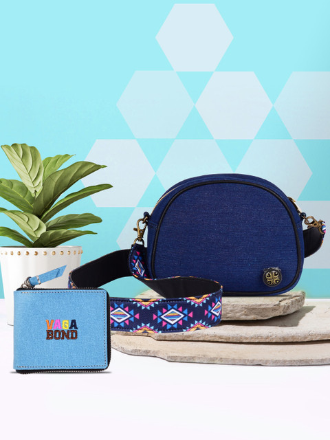 

Doodle PU Sling Bag & Wallet Combo Gift Set, Multi