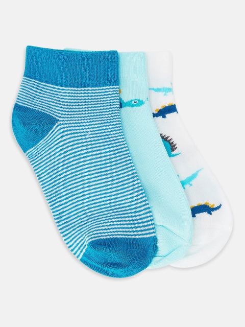 

Pantaloons Junior Boys Pack Of 3 Assorted Ankle Length Socks