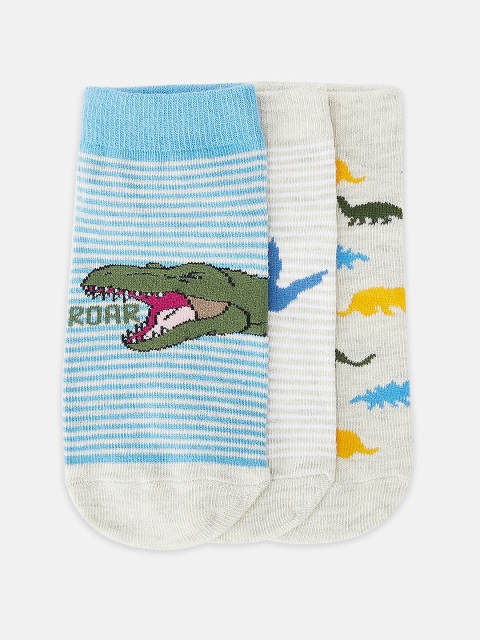 

Pantaloons Junior Boys Pack Of 3 Assorted Ankle-Length Socks