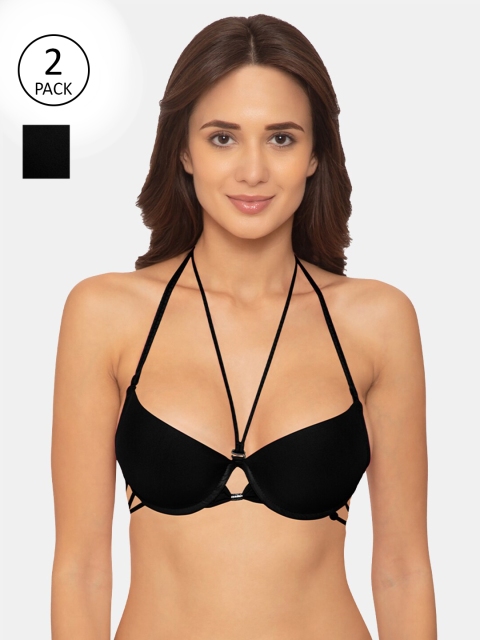 

Tweens Pack Of 2 Black Everyday Bra Underwired Lightly Padded