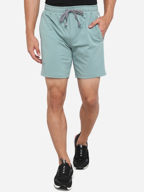 

JADE BLUE Men Green Regular Shorts