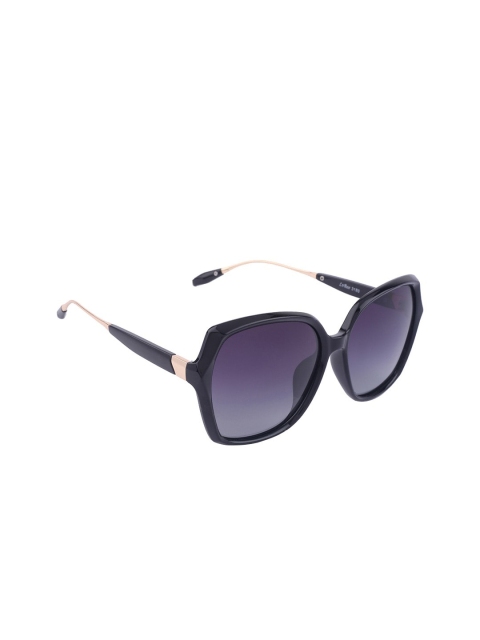 

MARC LOUIS Women Purple & Black Oversized Sunglasses With UV Protected Lens LVBAO 3189