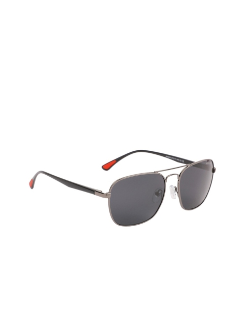 

MARC LOUIS Unisex Grey Lens & Gunmetal-Toned Sunglasses MARC LOUIS JM0035 C2 GREY SG