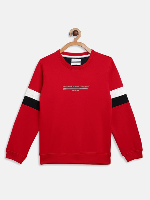 

Octave Boys Red Printed Sweatshirt