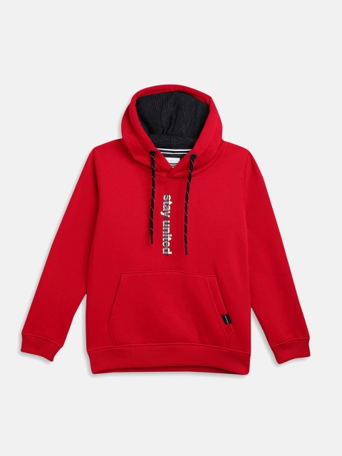 

Octave Boys Red Hooded Sweatshirt