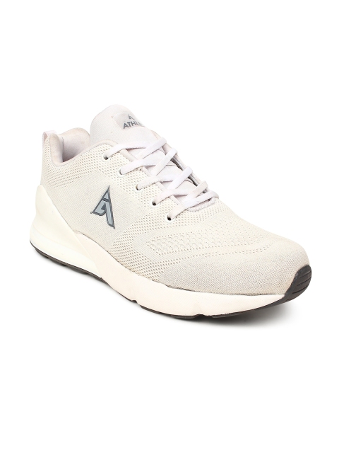 

Action Men Off White Athleo Mesh Running Non-Marking Shoes