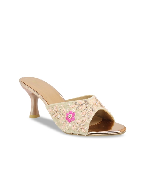 

Inc 5 Women Rose Gold Stiletto Mules