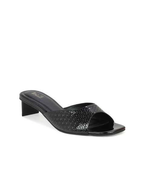 

Inc 5 Black Sandals with Laser Cuts