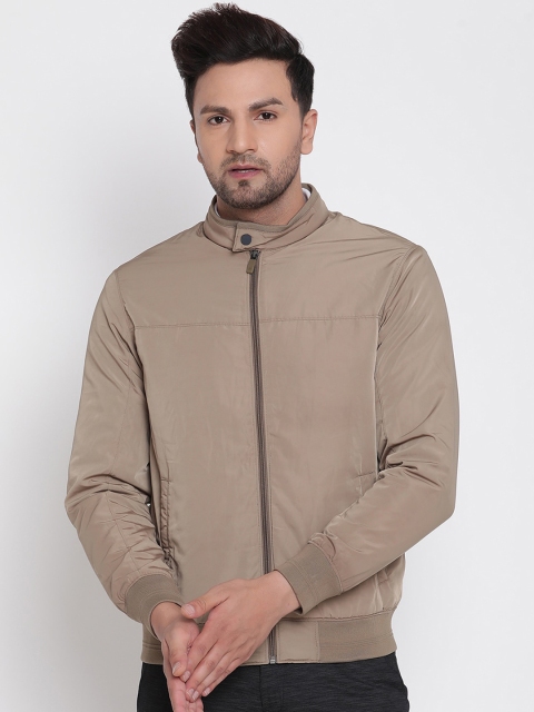 

METTLE Men Brown Bomber Jacket