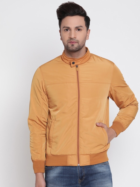 

METTLE Men Yellow Bomber Jacket