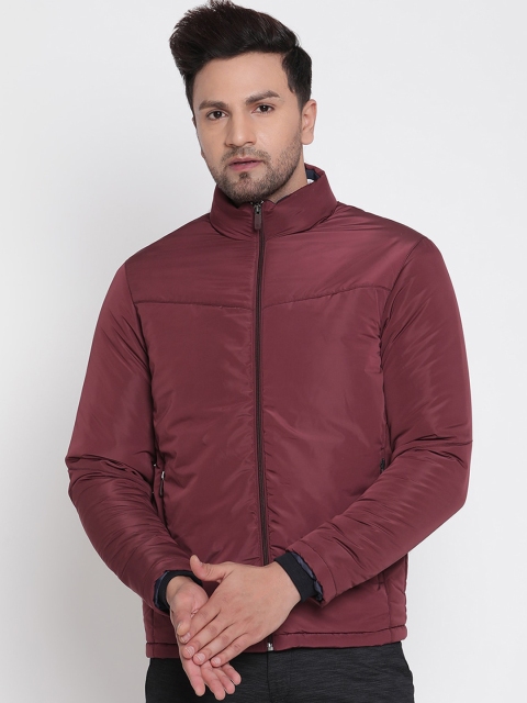 

METTLE Men Maroon Padded Jacket
