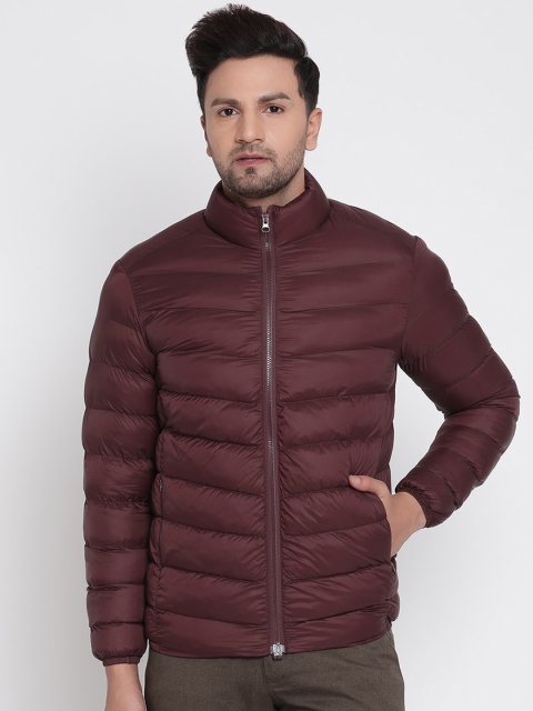 

METTLE Men Maroon Puffer Jacket