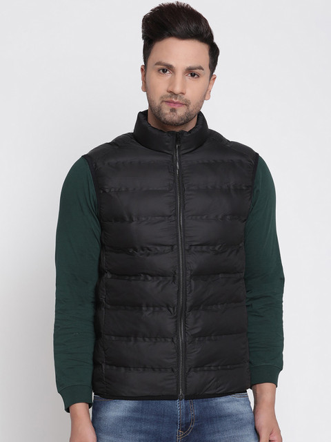 

METTLE Men Black Puffer Jacket