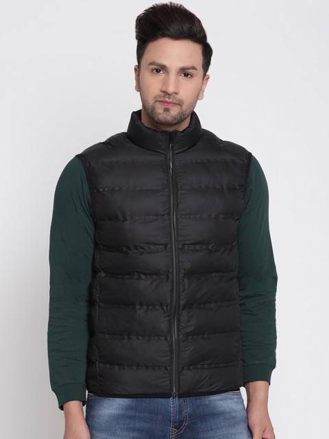 

METTLE Men Black Puffer Jacket