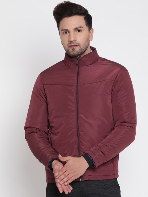 

METTLE Men Maroon Padded Jacket