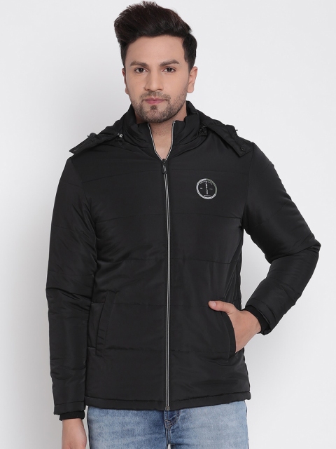 

METTLE Men Black Padded Jacket