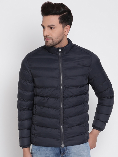 

METTLE Men Navy Blue Puffer Jacket