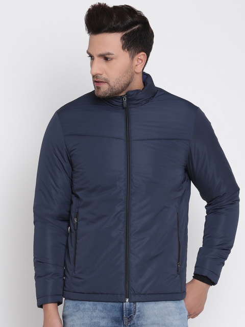 

METTLE Men Navy Blue Padded Jacket