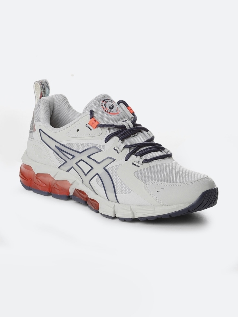

ASICS Men Grey Woven Design Sneakers